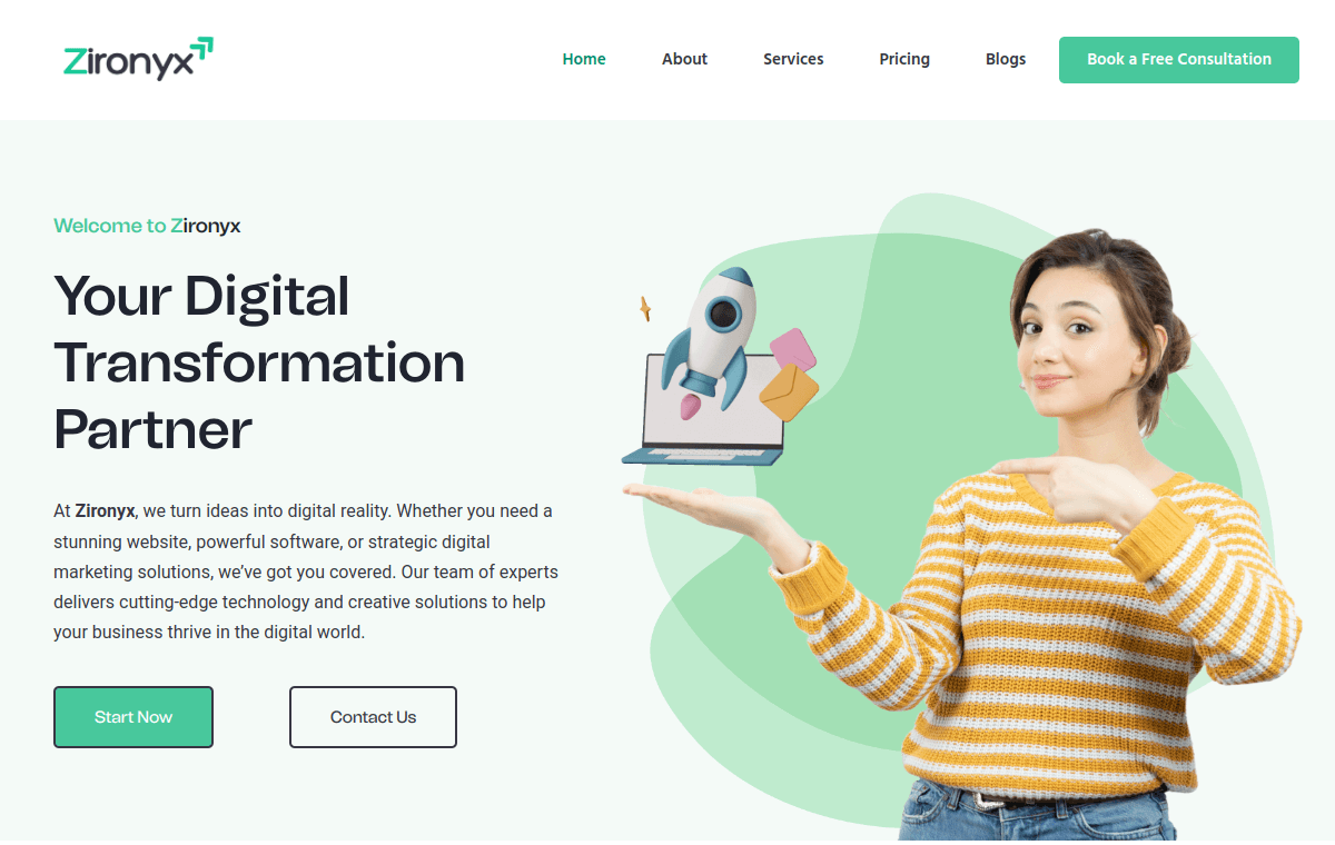 Zironyx — Digital marketing by Gavior